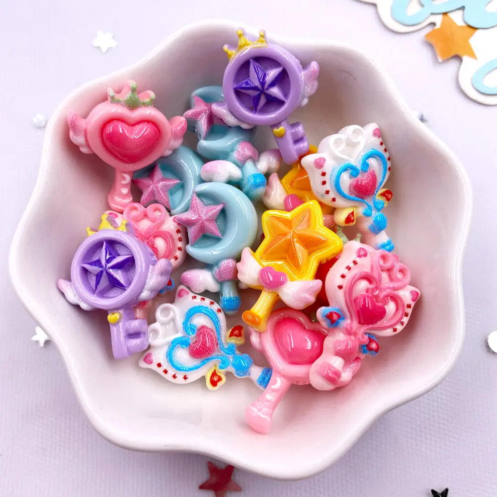 Paradise Jewelry & Watches Llc Miami - 20PCS Resin Colorful Cartoon Love Magic