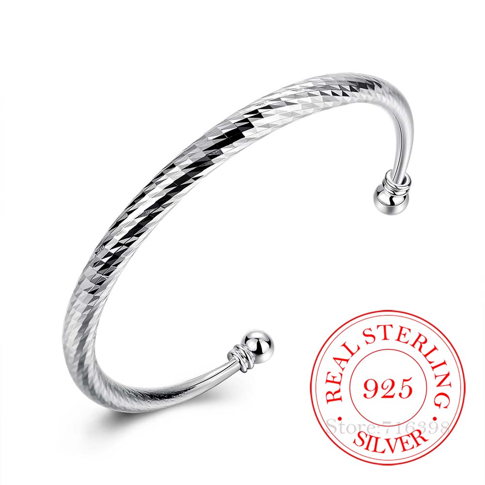 Nick'S Jewelry & Watches Reviews - 925 Silver Wedding Open Bracelet For
