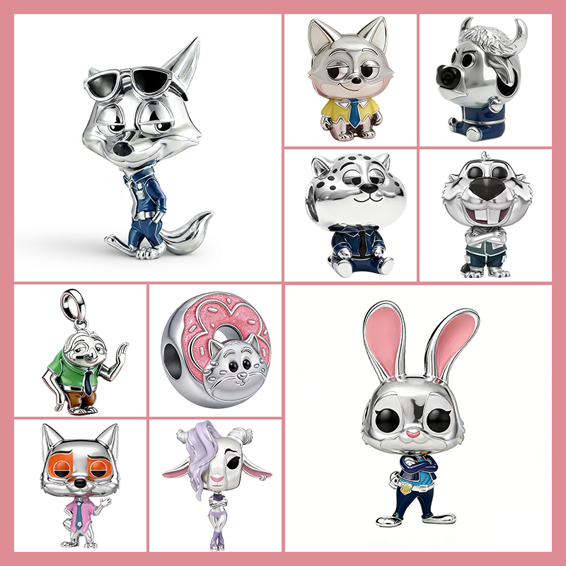 Nick'S Jewelry & Watches Reviews - Original Charm Beads,Zootopia series Charm,Gazelle,Nick,Judy,Nibbles Maplestick
