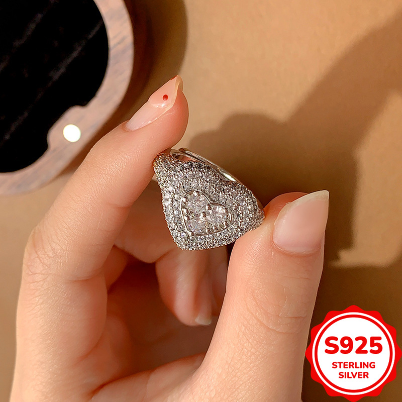 Statement Cocktail Ring - Luxurious and Versatile Authentic S925 Silver