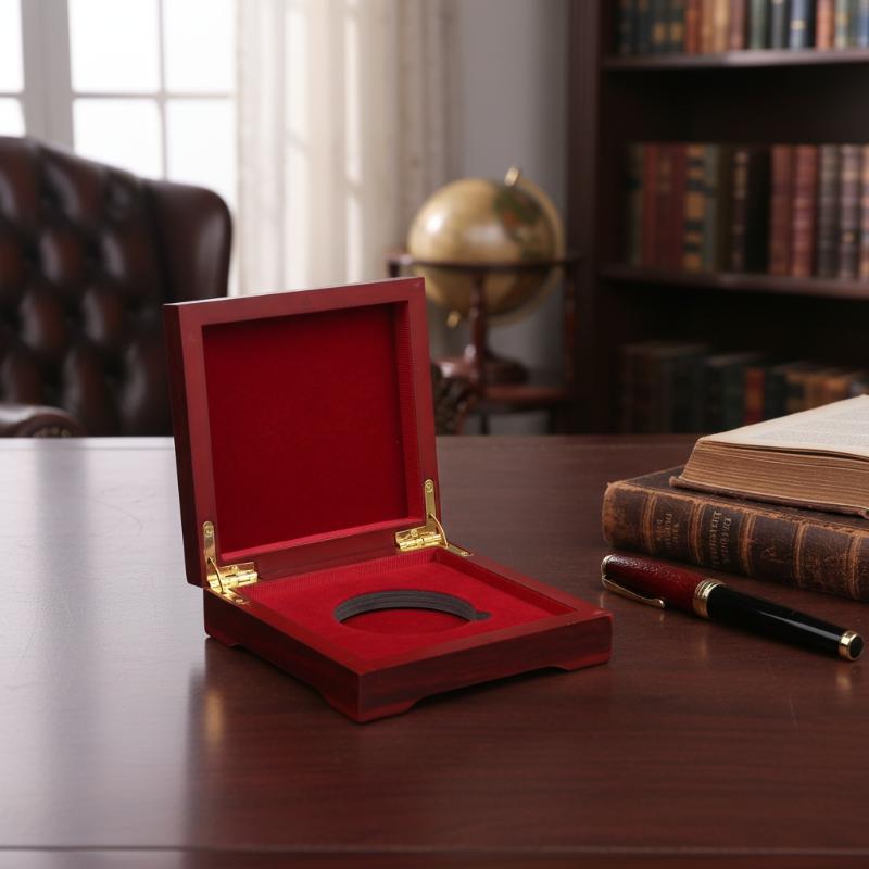 Collectors Coins Jewelry & Watches Of Smithtown Reviews - 10*10*3.5cm/12*12*3.5cm Wood Coin Display Organizer Box