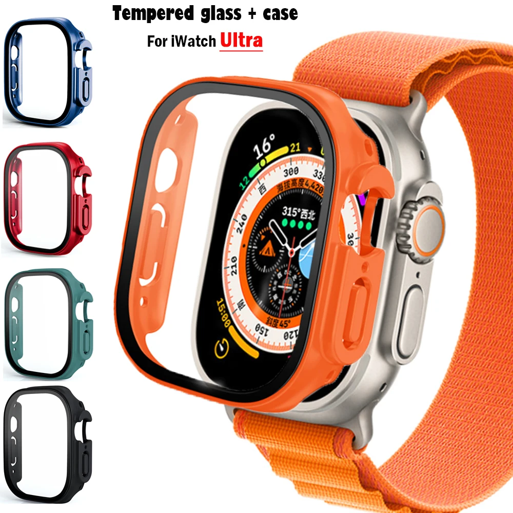 Jewelry Smart Watches - Glass+case For Apple Watch Ultra 49mm