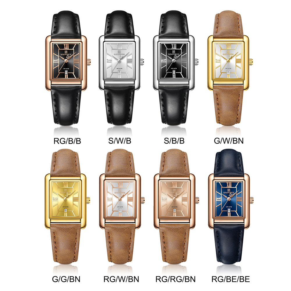 NAVIFORCE Women's Elegant Rect - огляд і ціна Jewels On Watches