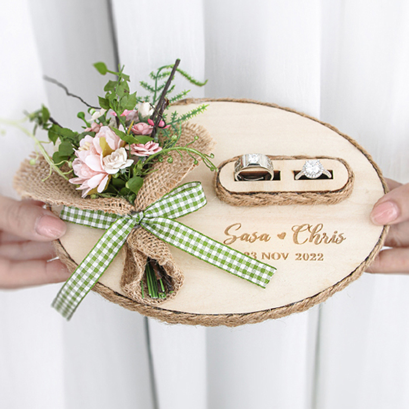 Custom Oval Wooden Flowers Eng - огляд і ціна Al Ain Jewelry & Watches Exhibition 2025