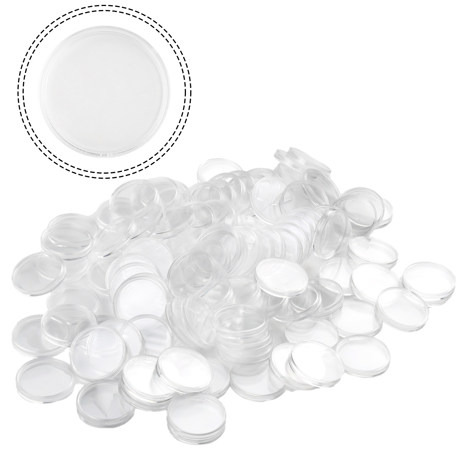 100 Clear Plastic Coin Capsule - огляд і ціна Collectors Coins Jewelry & Watches Of Smithtown Reviews