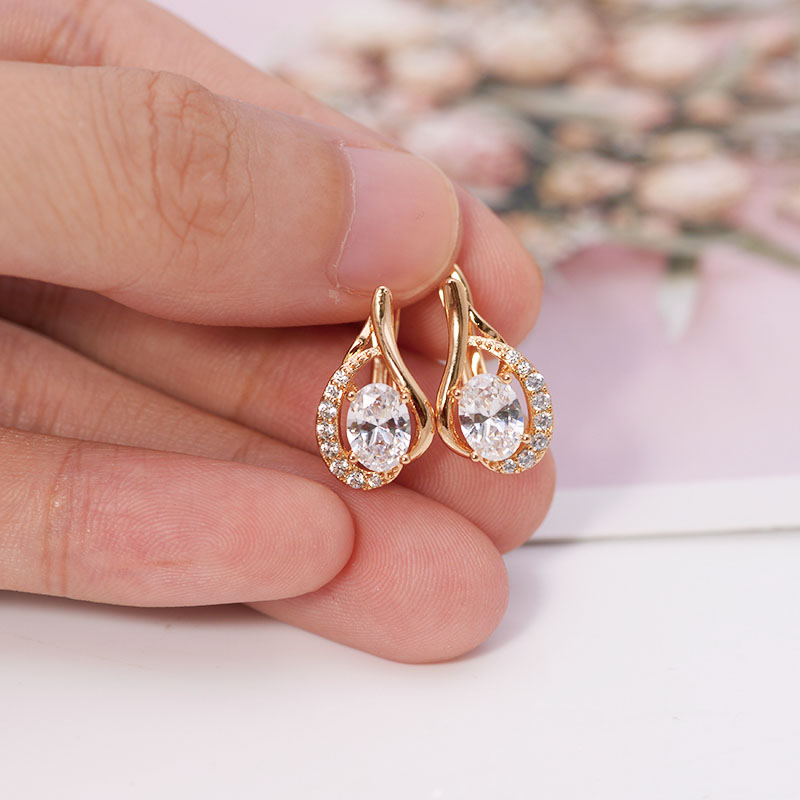 AAA+ Zircon Hoop Earrings for  - огляд і ціна Nick'S Jewelry & Watches Reviews