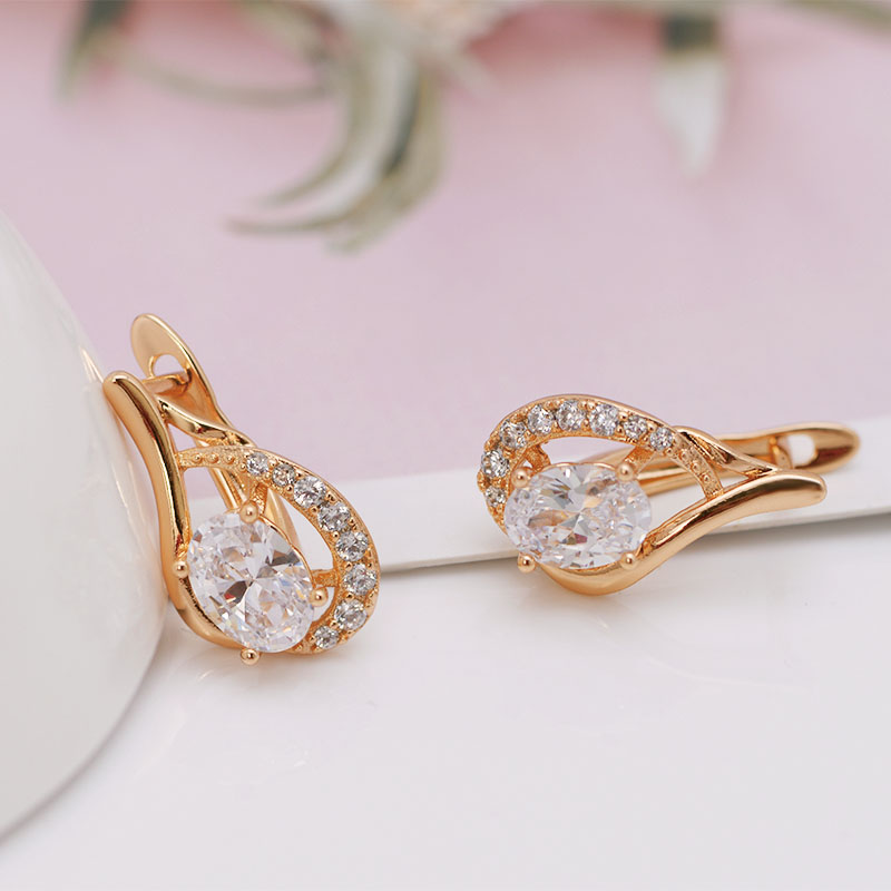 AAA+ Zircon Hoop Earrings for  - огляд і ціна Nick'S Jewelry & Watches Reviews