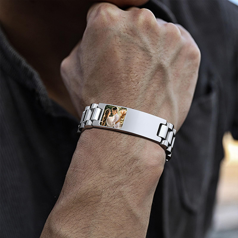Custom Picture Text Bracelet W - огляд і ціна Jewels On Watches