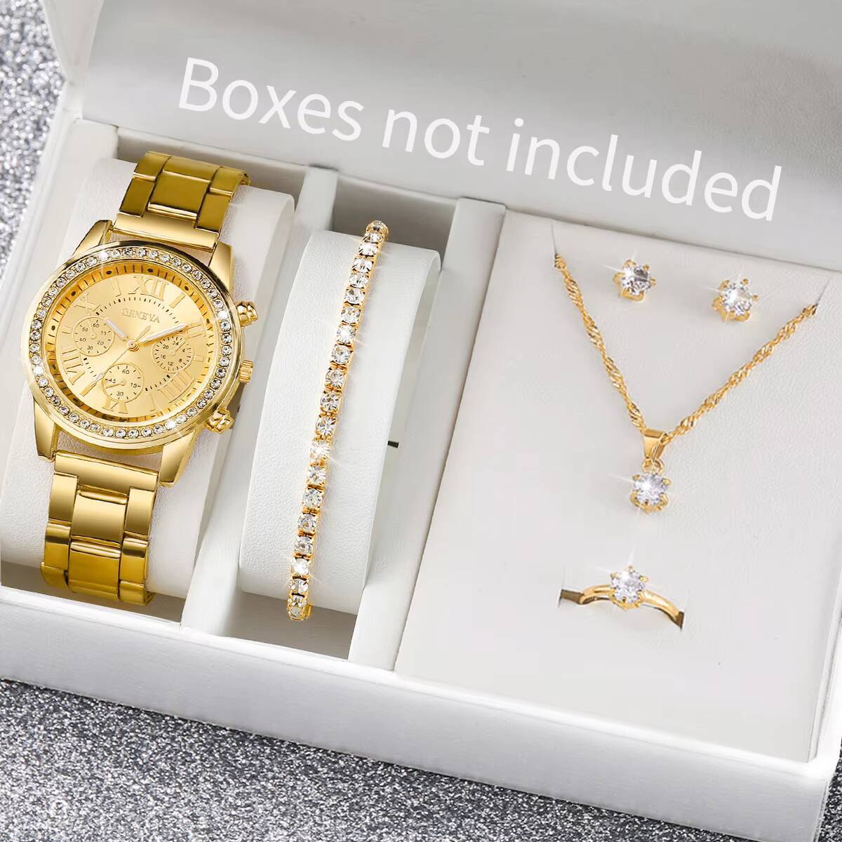 6PCS/Set Fashion Rhinestone Wo - огляд і ціна Jewels On Watches