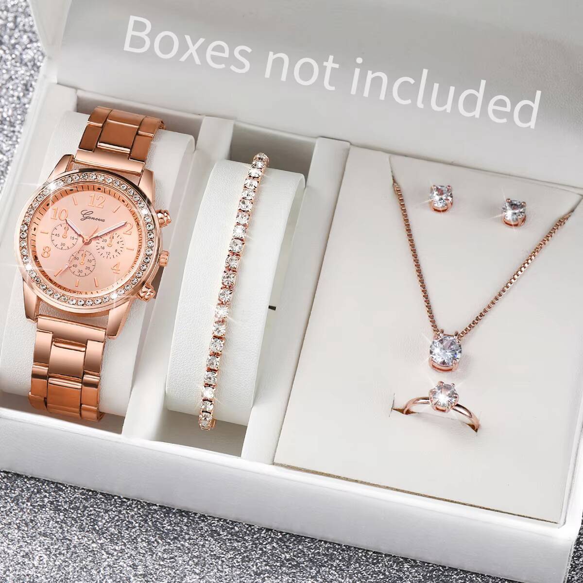 6PCS/Set Fashion Rhinestone Wo - огляд і ціна Jewels On Watches