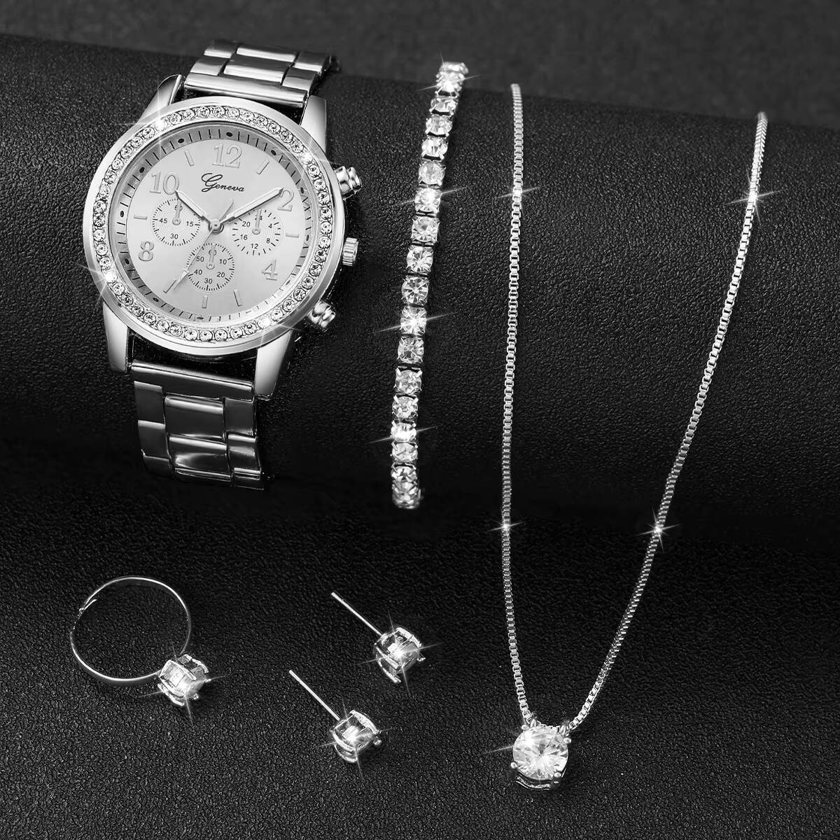 6PCS/Set Fashion Rhinestone Wo - огляд і ціна Jewels On Watches