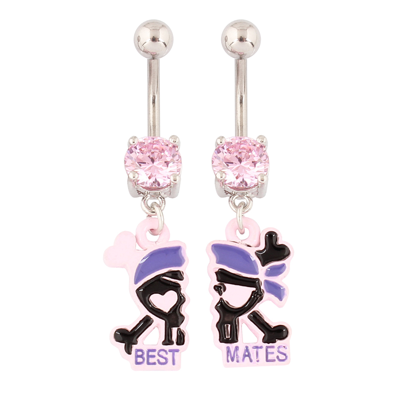 A pair Belly button ring Skull - огляд і ціна Nick'S Jewelry & Watches Reviews