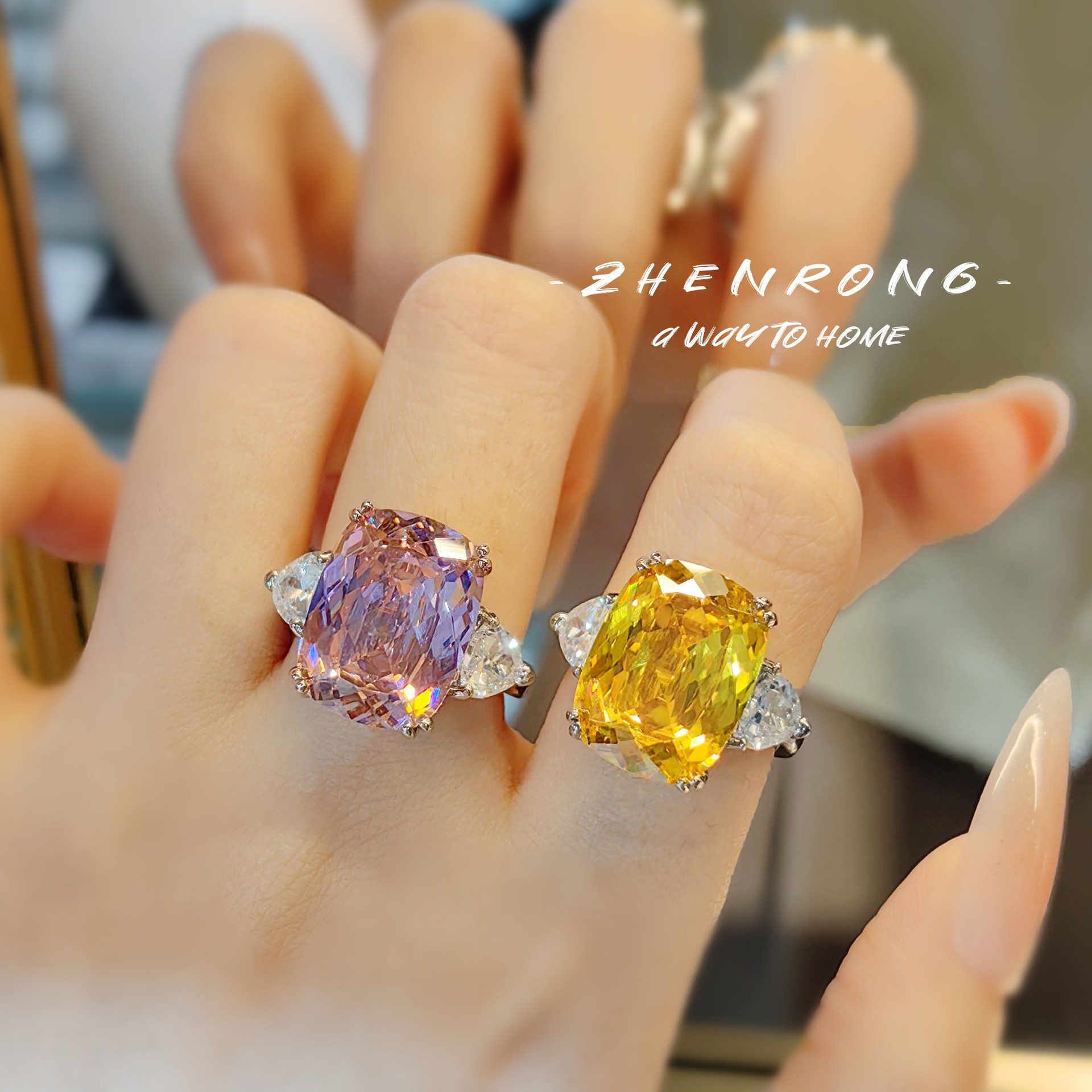 S925 sterling silver ring luxu - огляд і ціна Statement Cocktail Ring