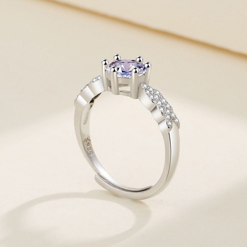 New Moissanite 925 Sterling Si - огляд і ціна Statement Cocktail Ring