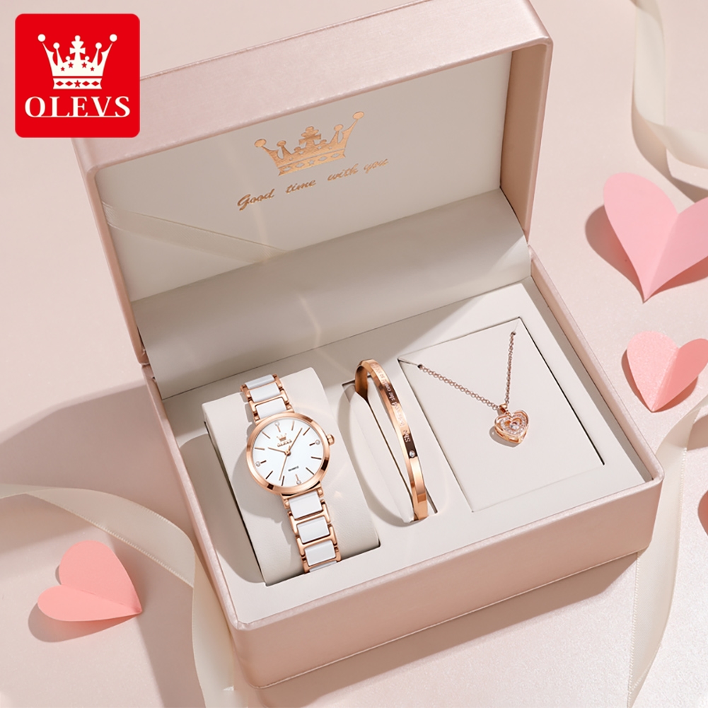 OLEVS Women Watch 5877 Luxury  - огляд і ціна Jewelry Bracelet Watches