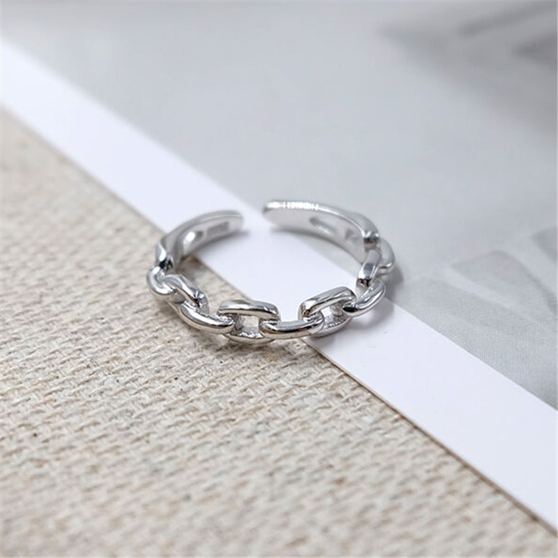 925 Sterling Silver Cuba Chain - огляд і ціна Statement Cocktail Ring