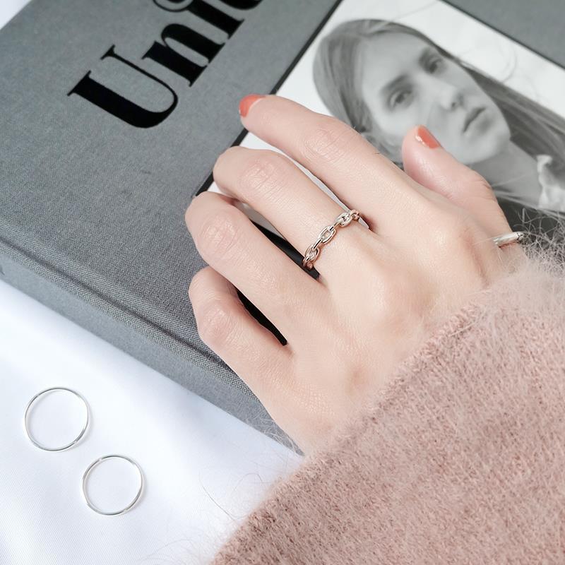 925 Sterling Silver Cuba Chain - огляд і ціна Statement Cocktail Ring