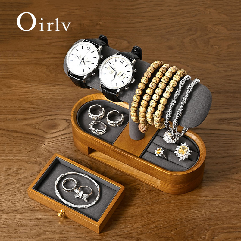 Oirlv Solid Wood Watch Organiz - огляд і ціна Watch Display Box
