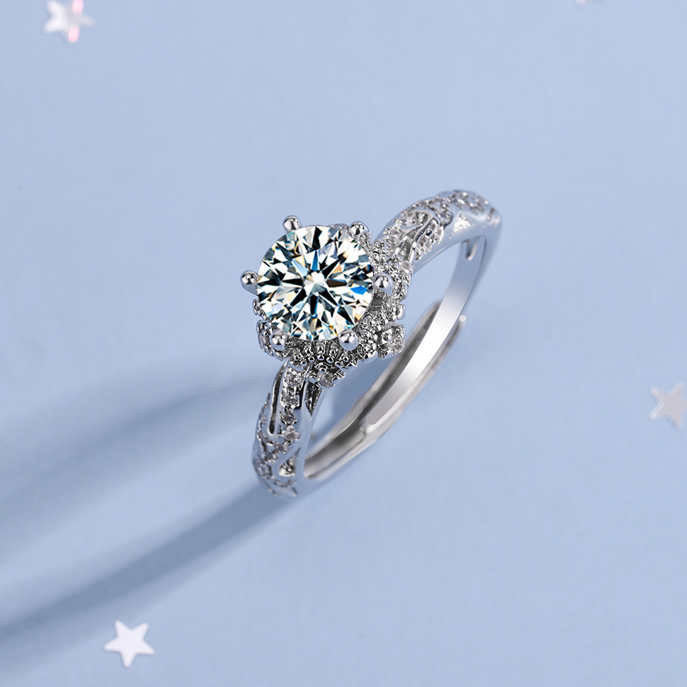 New 925 Sterling Silver Ring M - огляд і ціна Statement Cocktail Ring