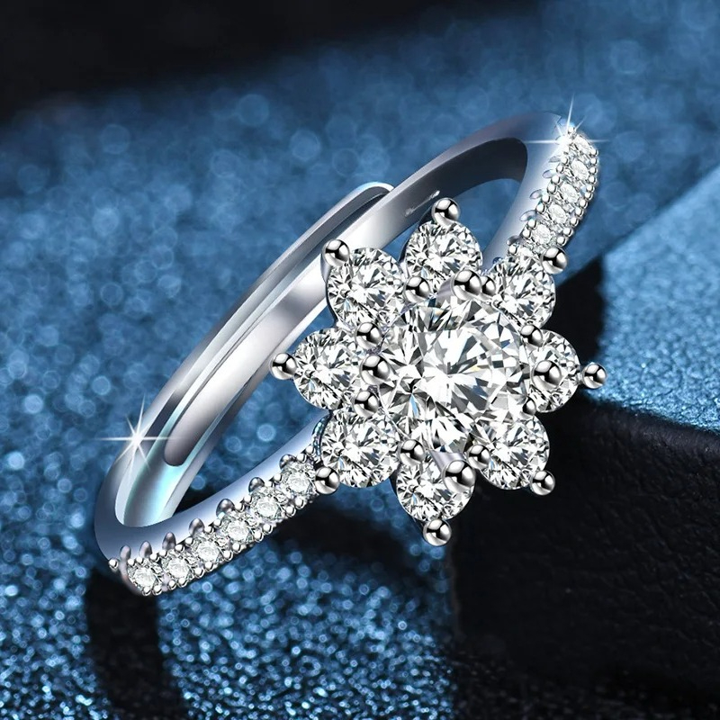 Luxury 925 Sterling Silver Rin - огляд і ціна Statement Cocktail Ring