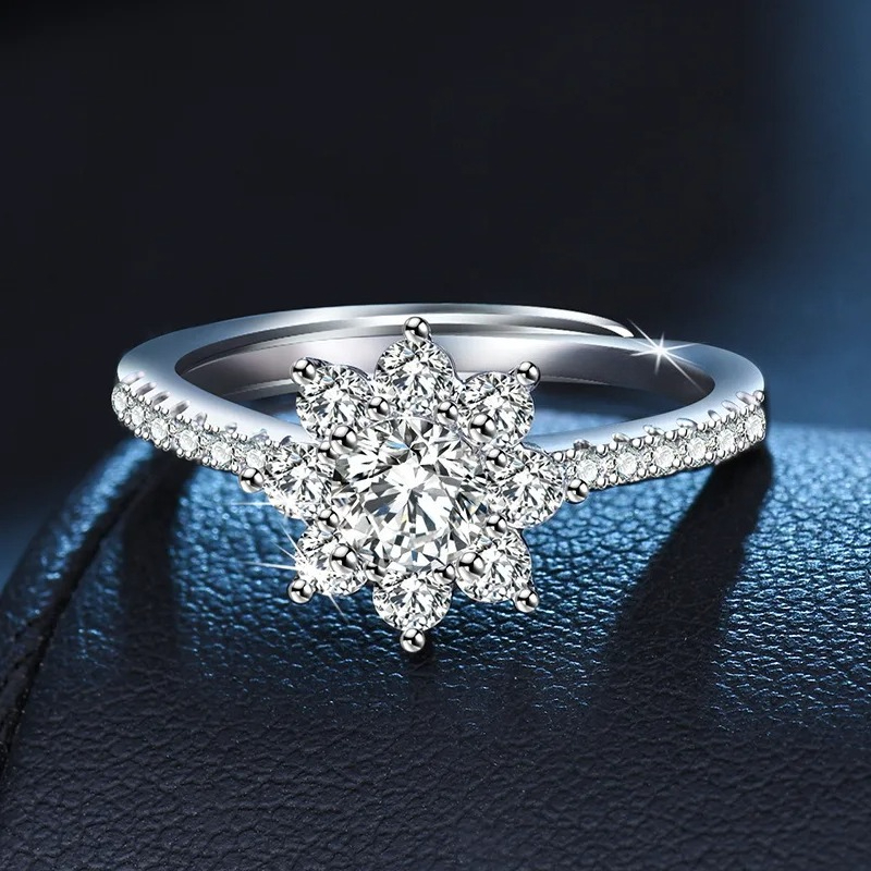 Luxury 925 Sterling Silver Rin - огляд і ціна Statement Cocktail Ring