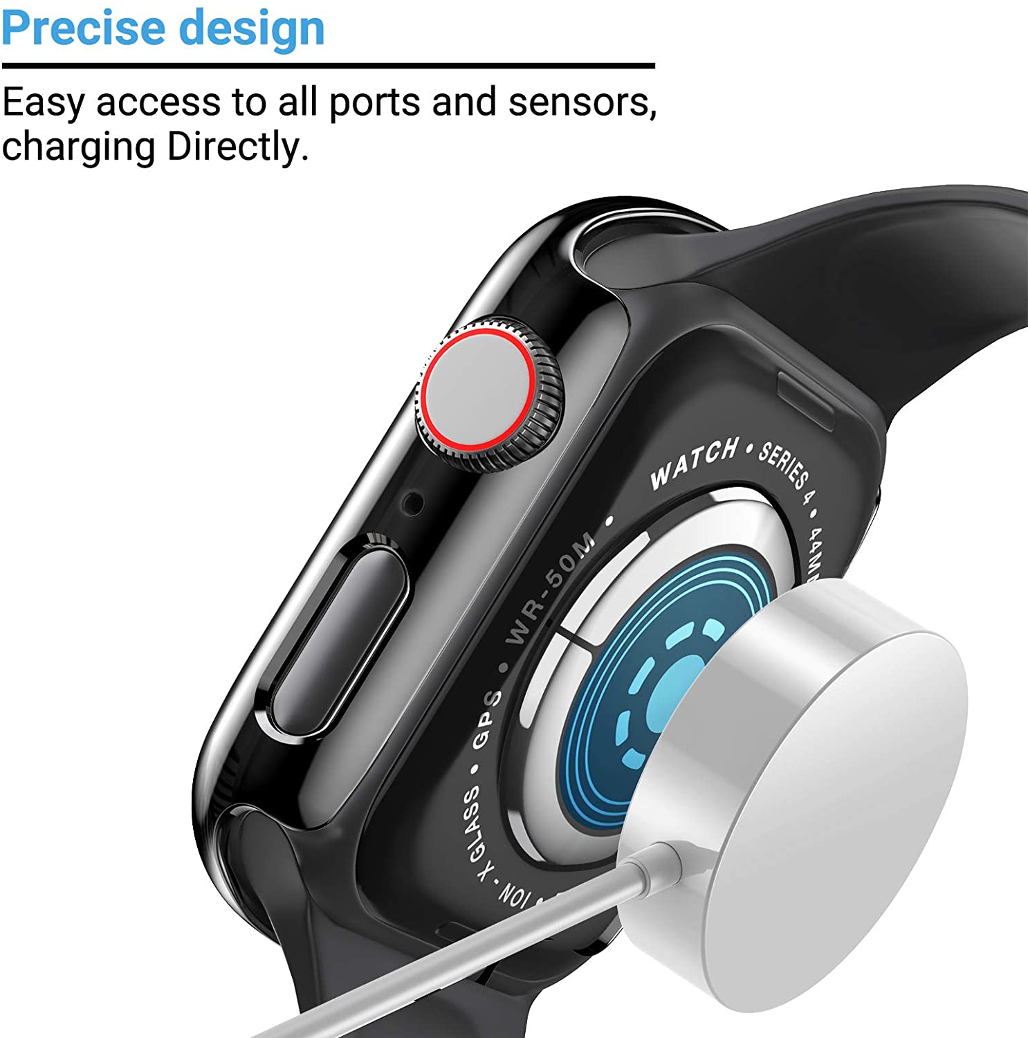 Glass+cover For Apple Watch Ca - огляд і ціна Jewelry Smart Watches