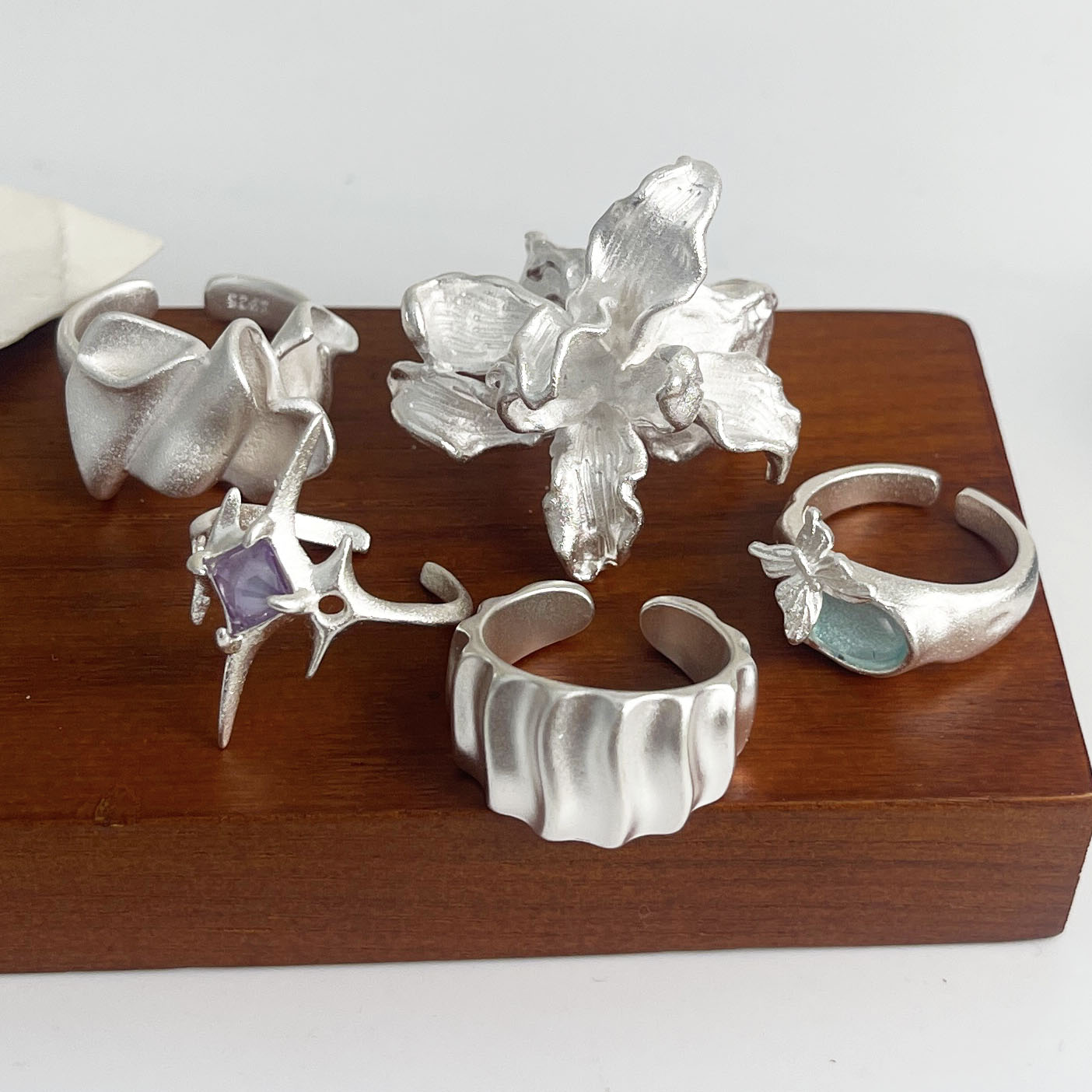 925 Sterling Silver Rings For  - огляд і ціна Statement Cocktail Ring