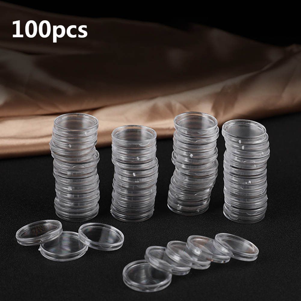 100pcs Transparent Plastic Sma - огляд і ціна Collectors Coins Jewelry & Watches Of Smithtown Reviews