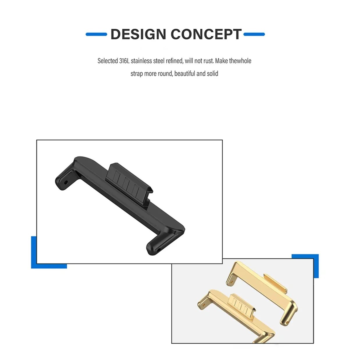 20mm 22mm 1Pair Adapter for Hu - огляд і ціна Jewelry Bracelet Watches