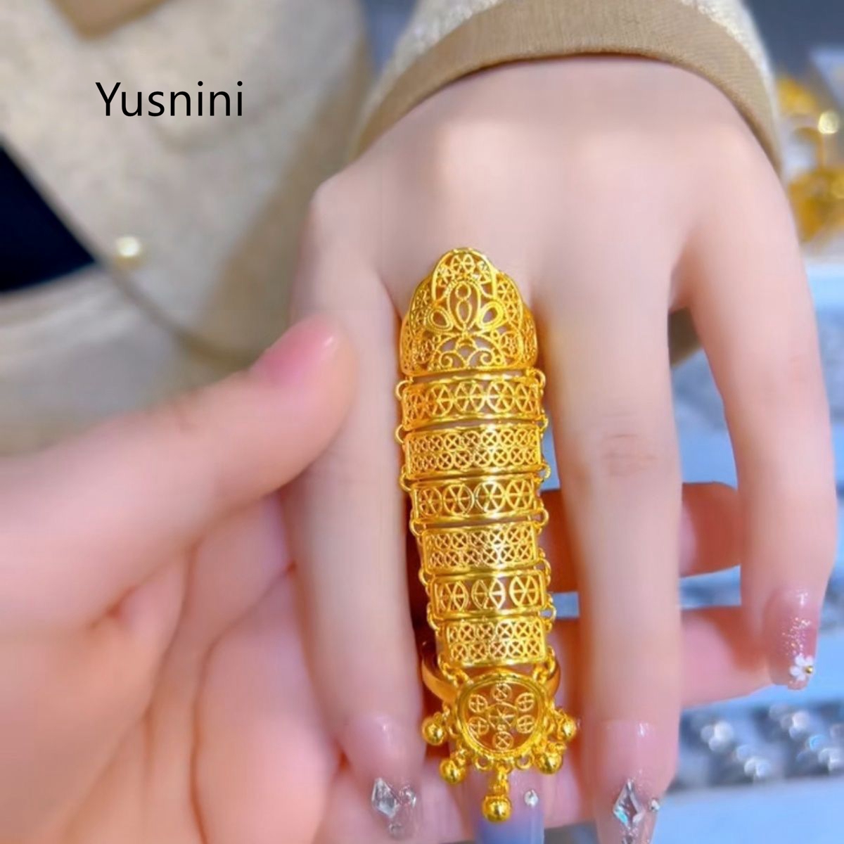 Hot Selling New Dubai Jewelry  - огляд і ціна Statement Cocktail Ring