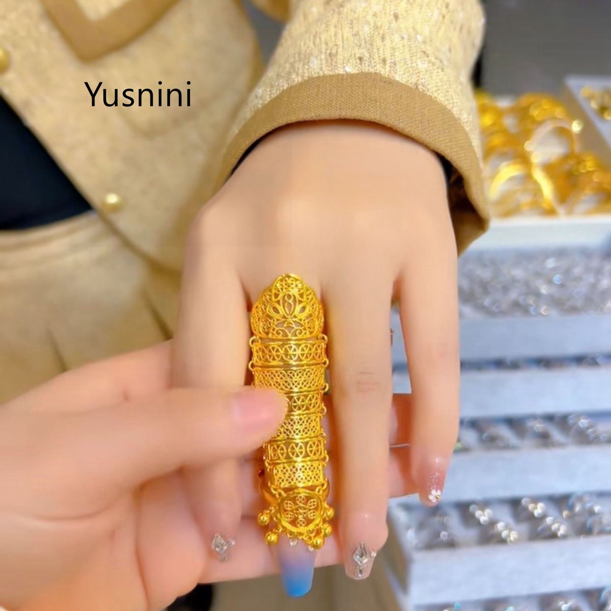 Hot Selling New Dubai Jewelry  - огляд і ціна Statement Cocktail Ring