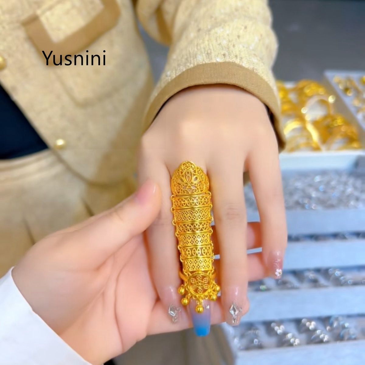 Hot Selling New Dubai Jewelry  - огляд і ціна Statement Cocktail Ring