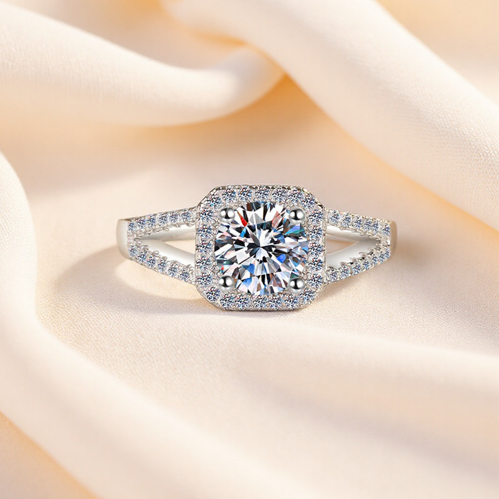 Luxury 925 Sterling Silver Cla - огляд і ціна Statement Cocktail Ring