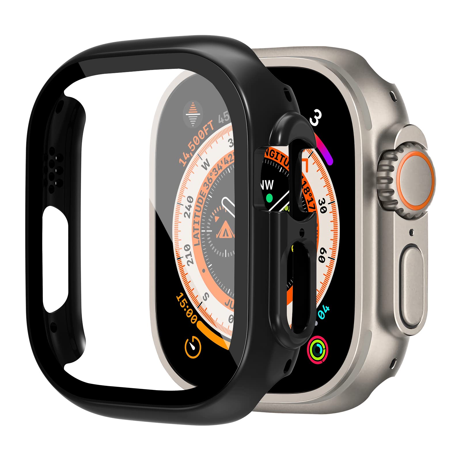 Glass+case For Apple Watch Ult - огляд і ціна Jewelry Smart Watches