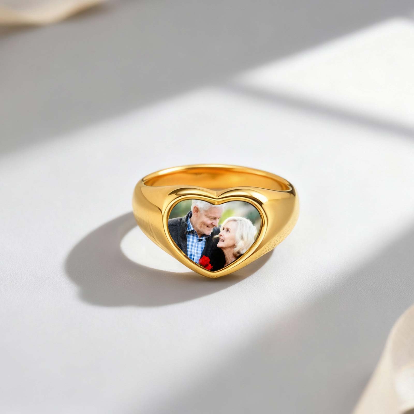 Custom Photo Signet Ring for W - огляд і ціна Statement Cocktail Ring