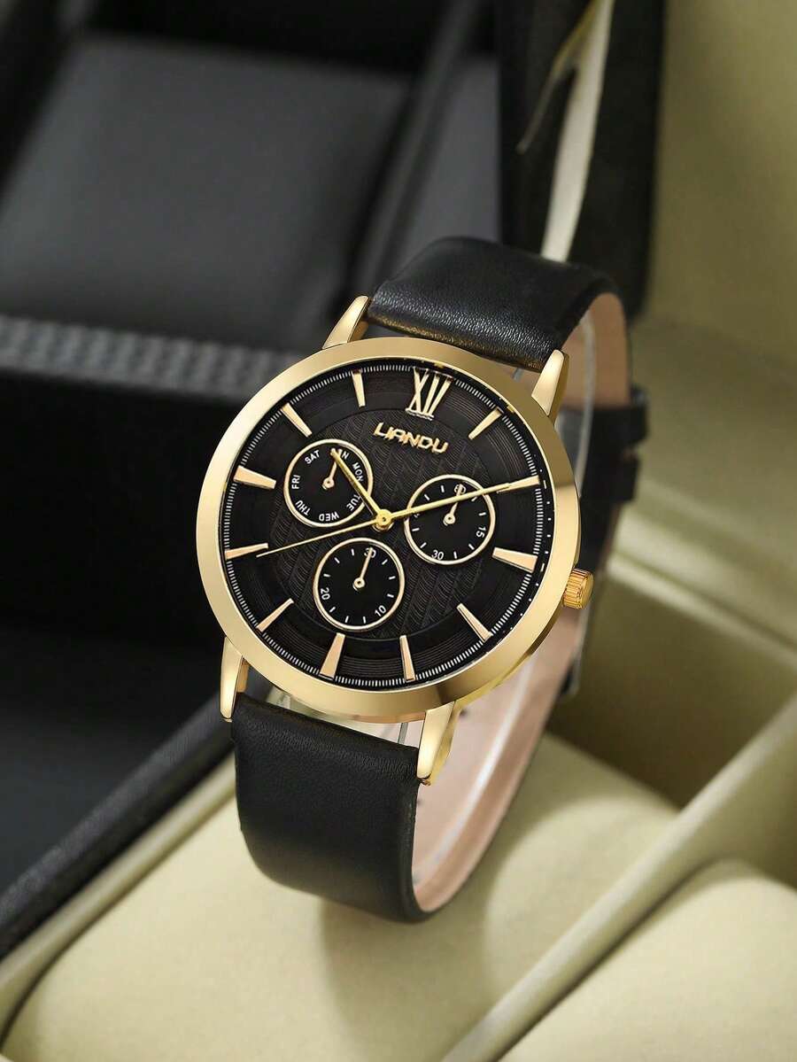 LIANDU LIANDU 1 Set Men's Fash - огляд і ціна Jewelry Bracelet Watches