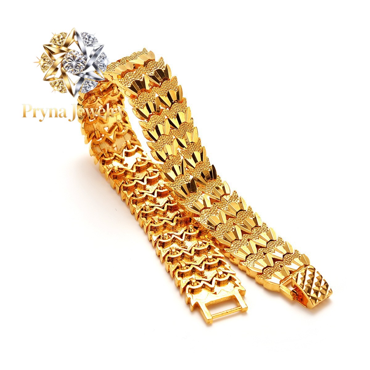 Pryna Jewelry  24K Gold Men's  - огляд і ціна Jewelry Watches Brands