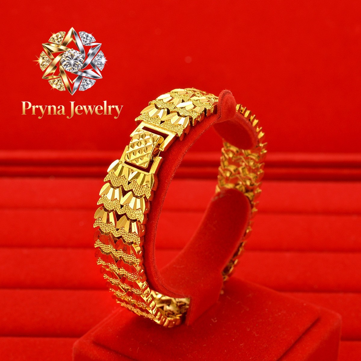 Pryna Jewelry  24K Gold Men's  - огляд і ціна Jewelry Watches Brands