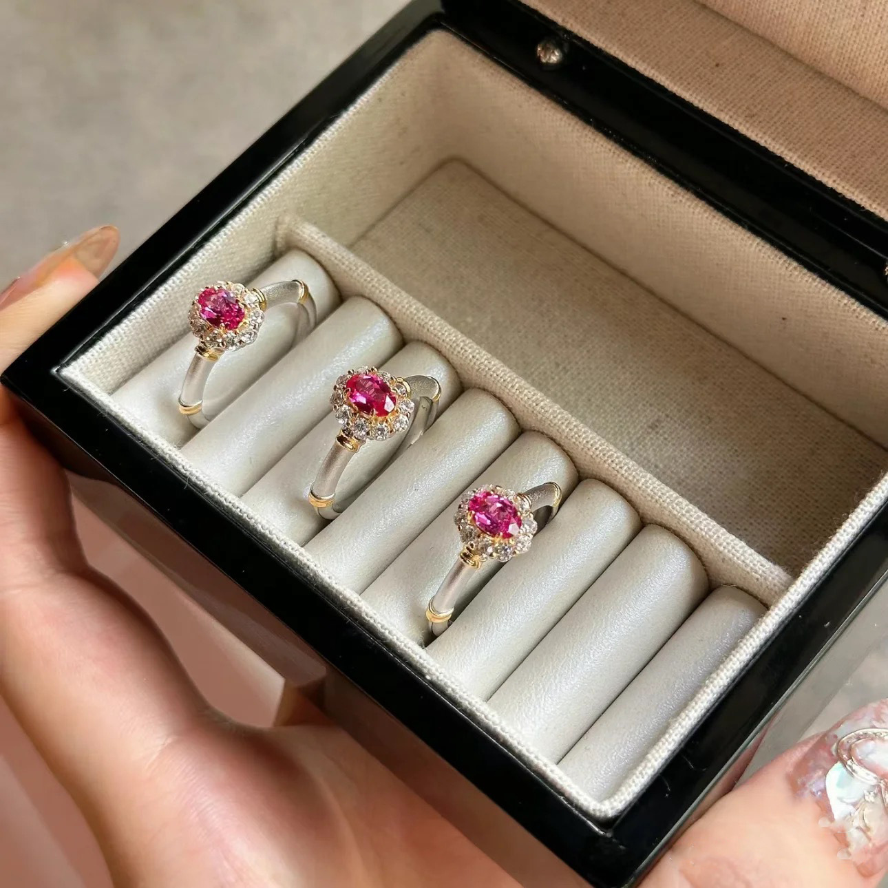 S925 sterling silver ring ligh - огляд і ціна Statement Cocktail Ring