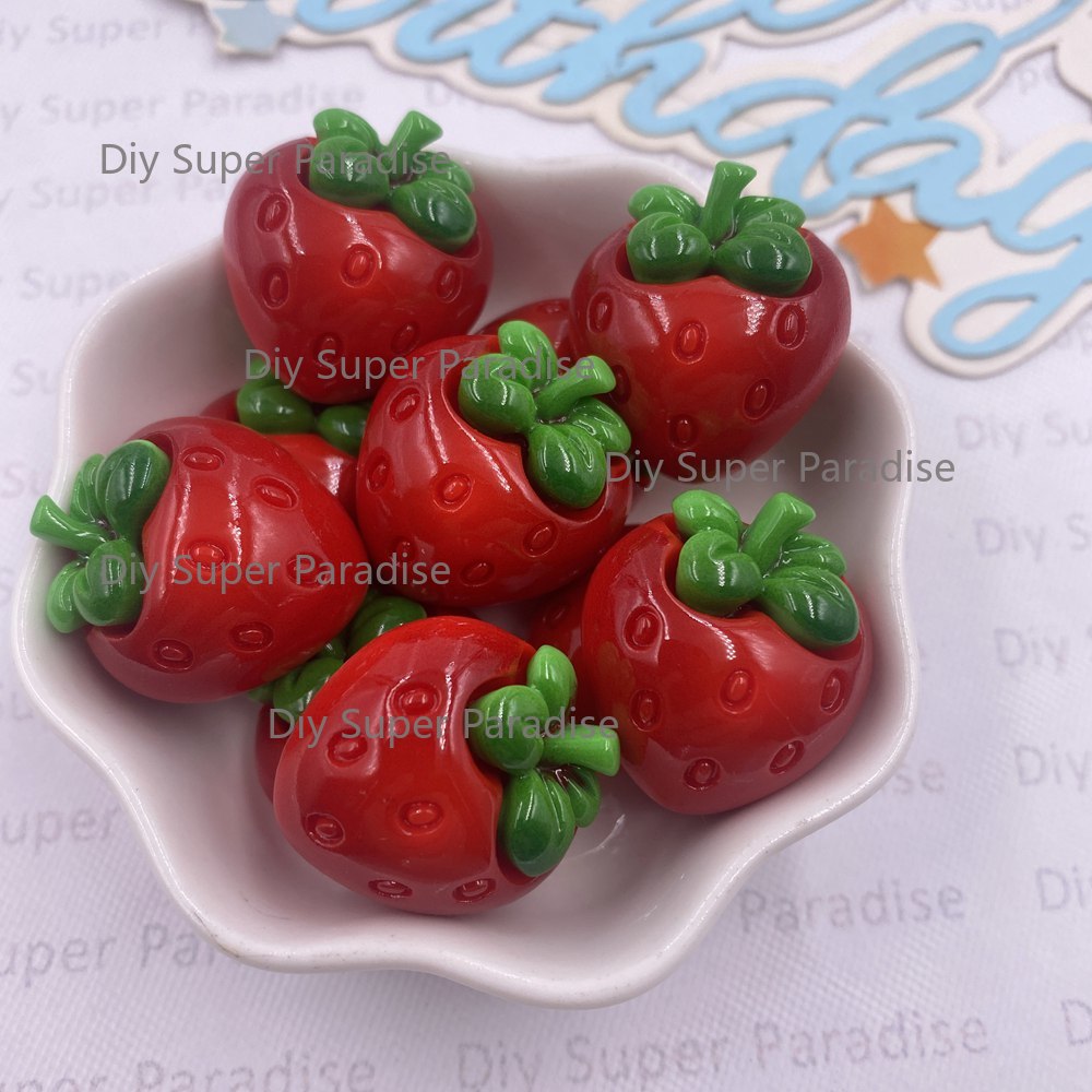8PCS Resin Kawaii Colorful Red - огляд і ціна Paradise Jewelry & Watches Llc Miami