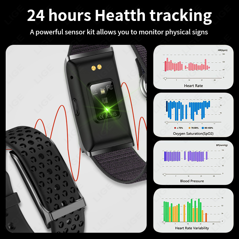 LIGE 100+ Sport Fitness Tracke - огляд і ціна Jewelry Smart Watches