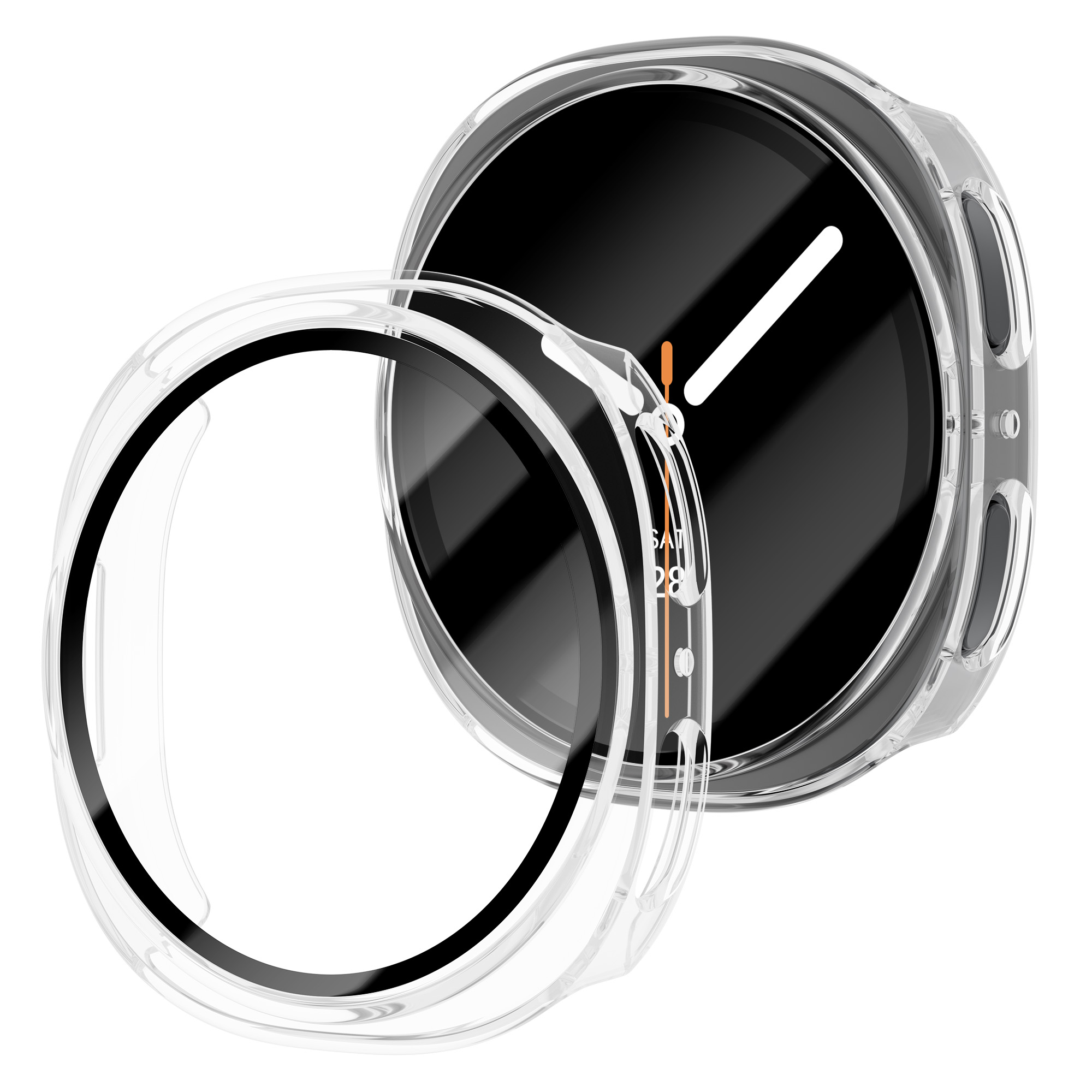 Tempered Glass+PC Case For Sam - огляд і ціна Jewelry Smart Watches