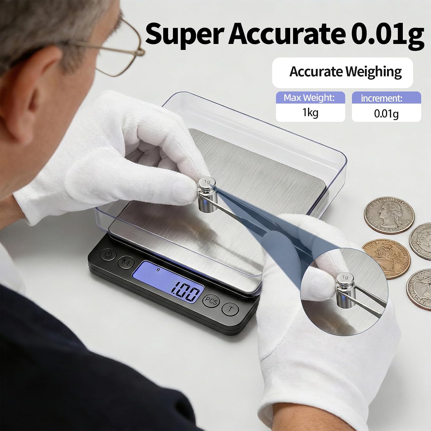 Coin Scale 1kg/0.01g High Accu - огляд і ціна Collectors Coins Jewelry & Watches Of Smithtown Reviews