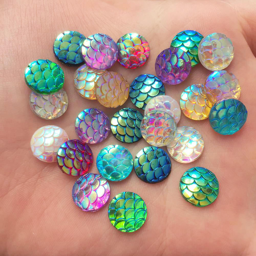 Shiny 100Pcs AB Resin 10mm Rou - огляд і ціна Paradise Jewelry & Watches Llc Miami