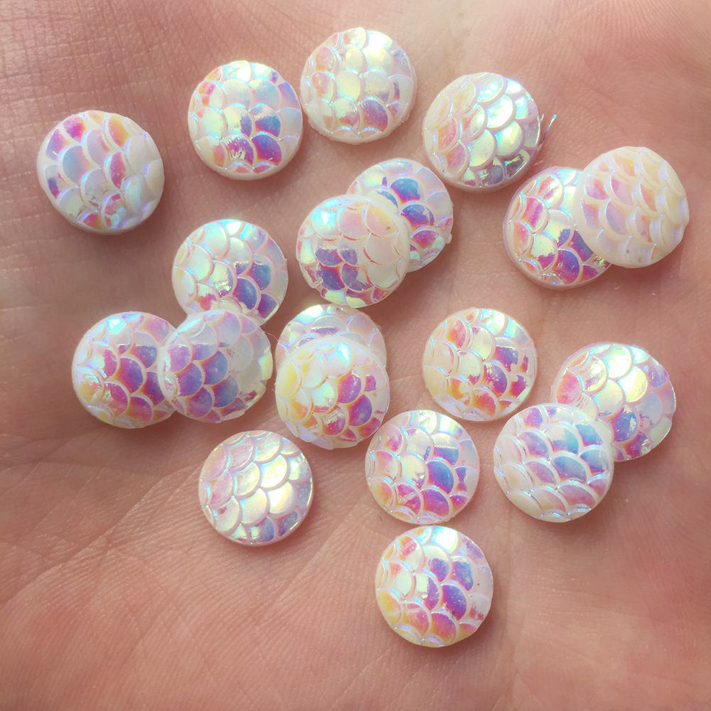 Shiny 100Pcs AB Resin 10mm Rou - огляд і ціна Paradise Jewelry & Watches Llc Miami