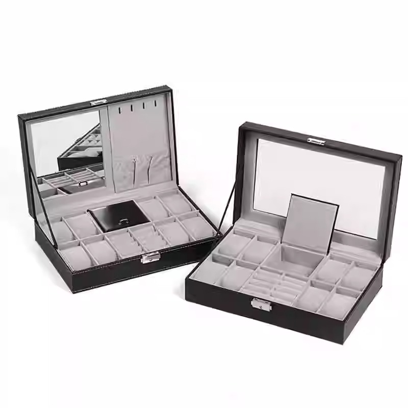 Leather Watch Box Multi-Functi - огляд і ціна Jewelry Watches Brands