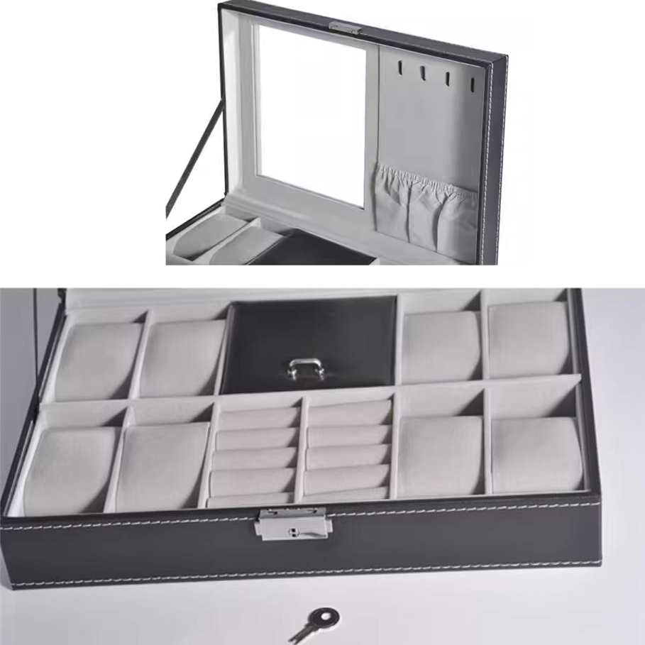 Leather Watch Box Multi-Functi - огляд і ціна Jewelry Watches Brands