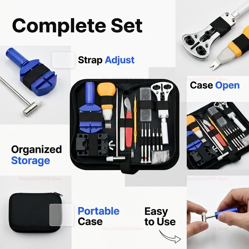 147pcs Watch Repair Tools Kit  - огляд і ціна Jewelry Watches Brands
