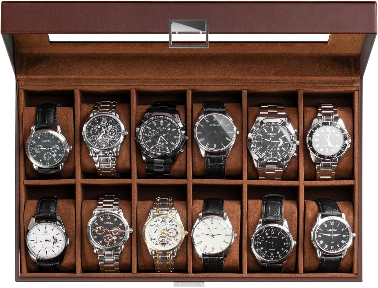 Watch Box Organizer for Dad, 1 - огляд і ціна Watch Display Box