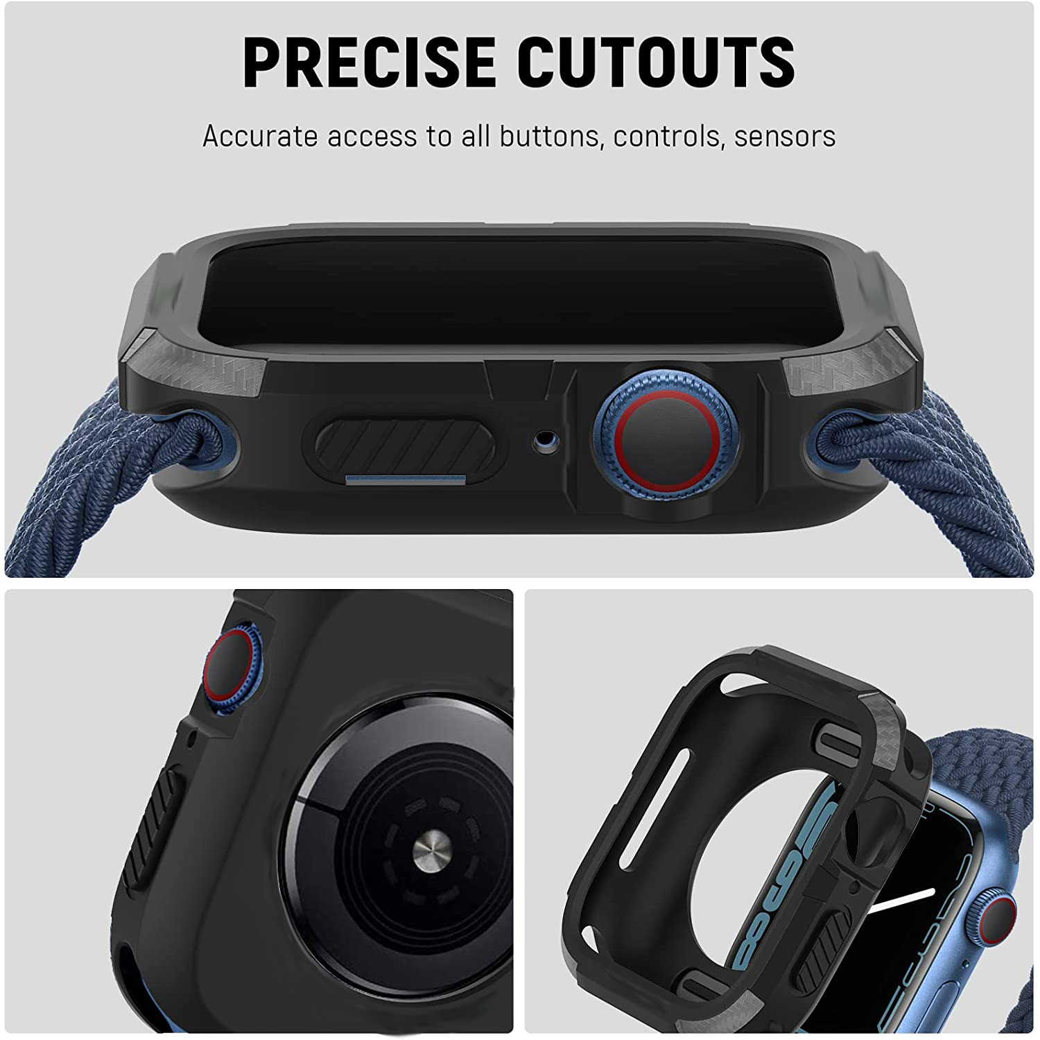 Rugged Cover for Apple Watch C - огляд і ціна Jewelry Smart Watches